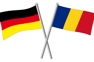 translate from german to romanian or romanian to german