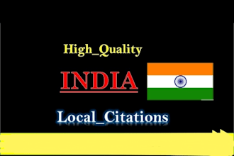 deliver high quality india citations to boost your credibility