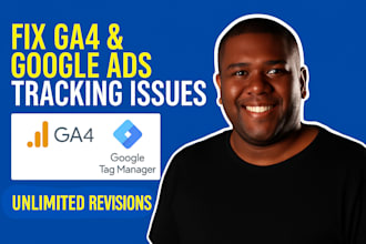 fix or setup google tag manager and ga4 conversion tracking
