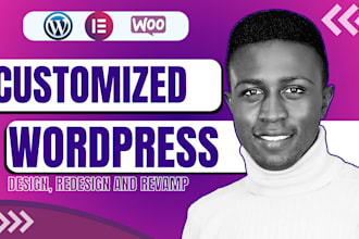 design, redesign wordpress business website, build wordpress elementor website