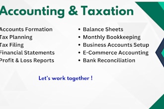 do bookkeeping, making financial statements and tax services
