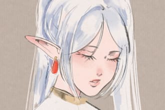 make japanese manga or anime art commission