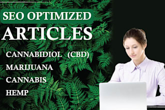 write SEO article or blog post on cannabis, marijuana, and cbd