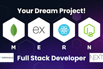 develop dynamic website in next js, node, mern, react js