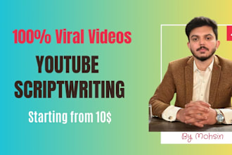 be your go to youtube video scriptwriter