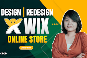 create wix website design website redesign and develop wix online store