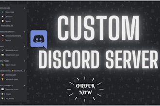 setup your discord server fully custom