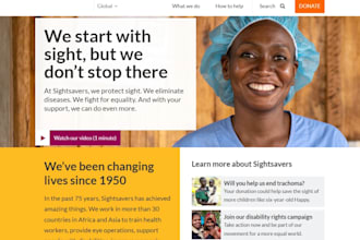 build nonprofit website, donation, fundraising, charity, ngo website