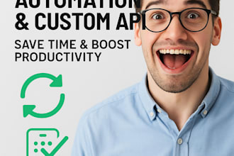 setup zapier automation and custom API for you