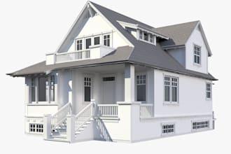 create low poly style 3d models for games, web, or animation