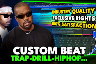 make or remake custom trap, drill or hiphop beat