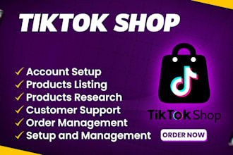 setup tiktok shop, tiktok ads and do tiktok marketing
