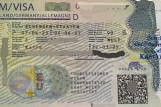complete all documents for the schengen visa