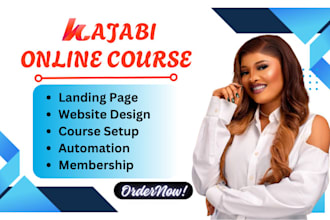 kajabi sales funnel, kajabi website design, thinkific, teachable, podia website