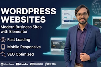 design a wordpress website with elementor