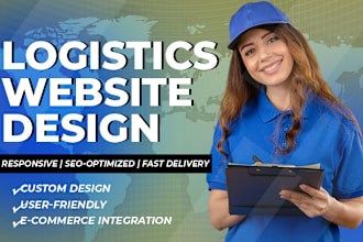 create logistics website with tracking system