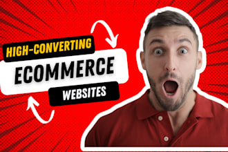 create a high converting ecommerce with shopify or wordpress woocommerce