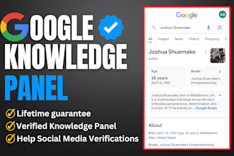 make a perfect google knowledge panel or knowledge graph