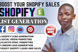 do ecommerce store owner email list and lead generation, database collection