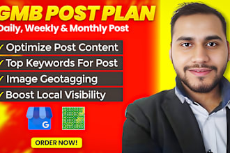 create monthly gmb posts with geotag images