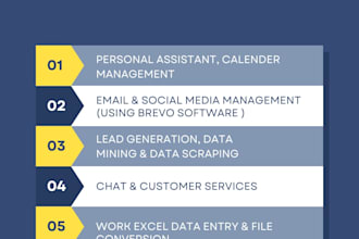 be reliable virtual assistant data scrap email management
