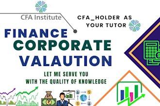 help in business finance security analysis corporate finance stock valuation