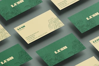 design minimalist luxury business card for your brand