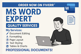 edit, format ,design and fix microsoft ms word document