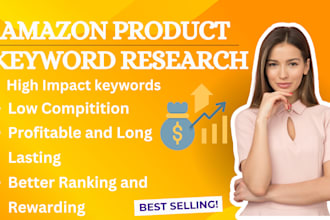 do amazon keyword research for listing and PPC through helium 10