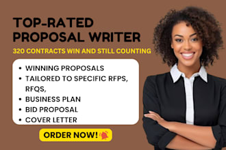 do government contract research , response rfp, winning bid proposal writing