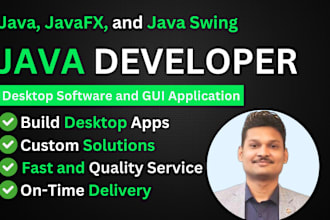 do gui development using java, javafx, and swing