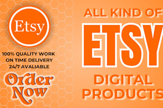 design your digital products for etsy