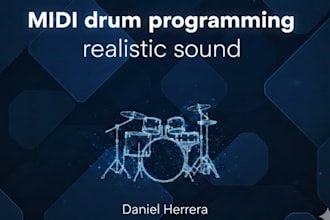 program realistic midi drums for your song
