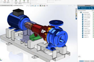 basic to advance mechanical design by using solidworks, ansys, autocad
