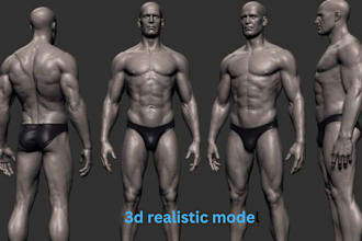 sculpt 3d model, characters, action figure, toys and statues for 3d printing