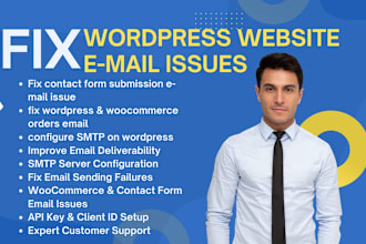 fix email issues, configure SMTP and contact forms settings