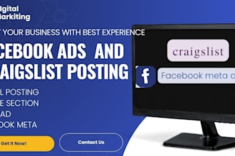 design amazing attractive craigslist ads and facebook ads