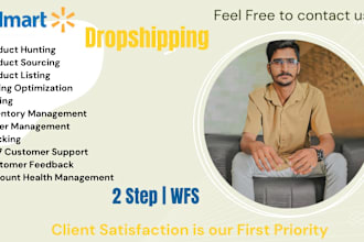 be your walmart dropshipping VA, wfs ,2 step dropshipping