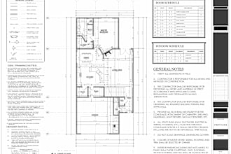 draw architecture and mep working drawing for US city permit