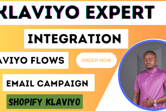 set up klaviyo email marketing, klaviyo flows, klaviyo integrations with shopify
