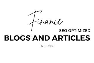 write SEO optimized finance blogpost and articles