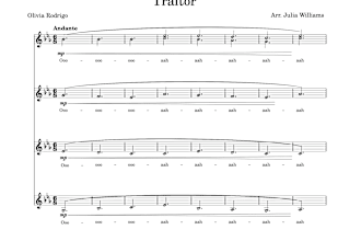 write sheet music of any song for your preferred instrument