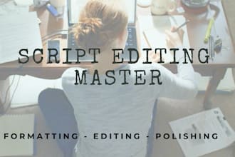edit your screenplay to a professional standard