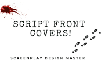 design the front page of your screenplay