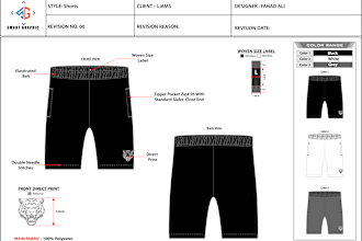design fashion tech packs for street wear, active wear
