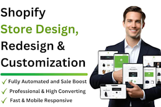 design, redesign shopify store, shopify dropshipping store, shopify website