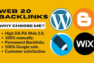 do high quality web 2 0 backlinks manually