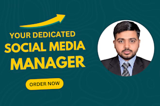 be your dedicated social media marketing manager and content creator