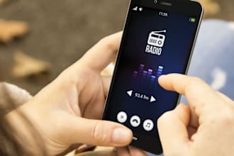 create high quality radio app, live streaming app, music app