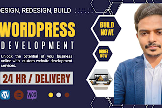 design develop debug, fix custom wordpress site, business website development